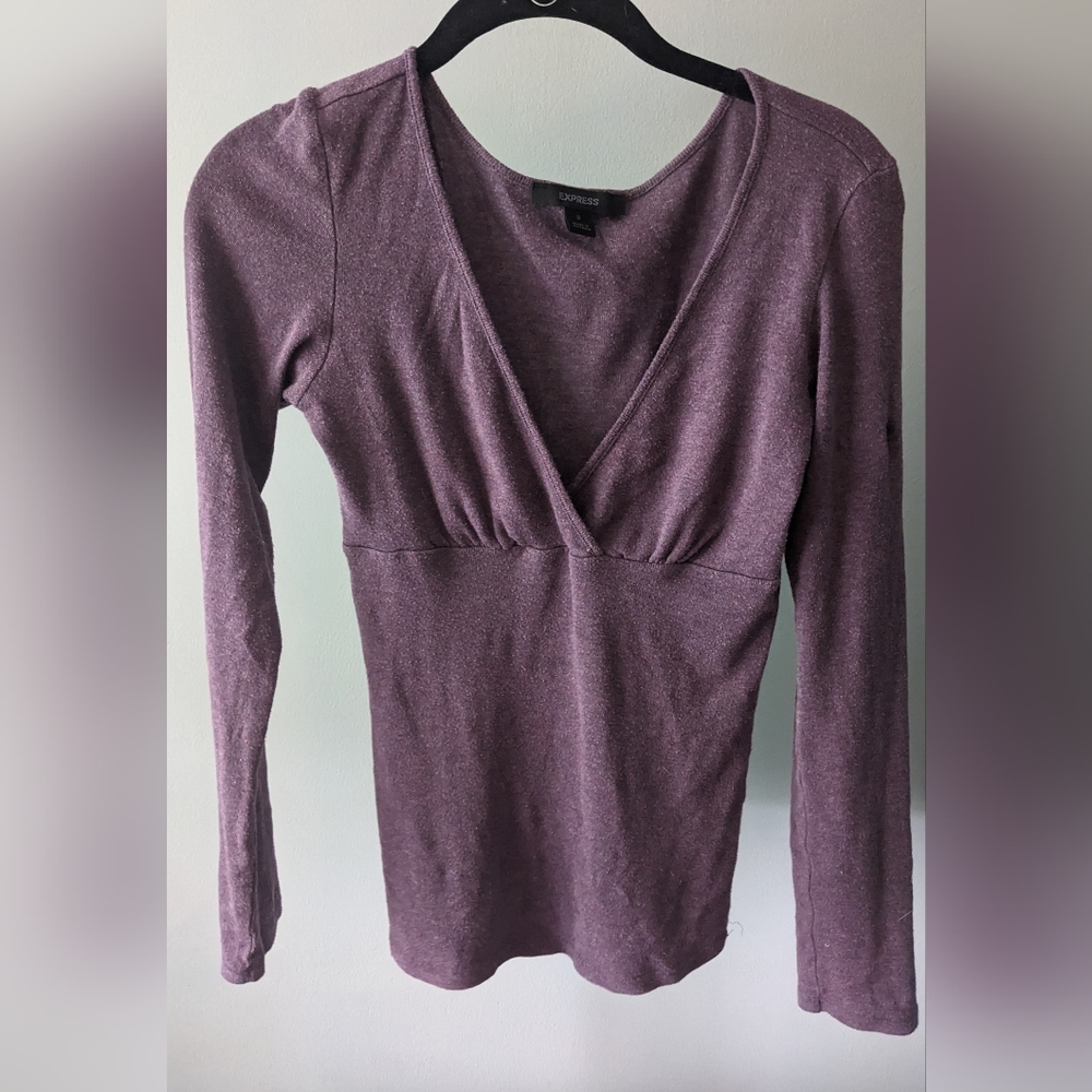 Bella swan style eggplant long sleeve